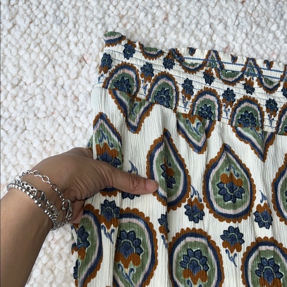 Lucy & Yak Jody Wide Leg Trousers Ecovero Gauze Jagger Floral Paisley XL 16-18 - Picture 4 of 8